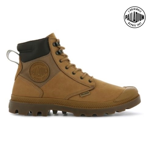 Palladium Pampa Shield WP+ LUX Stiefel Damen Braun | CH-6BQU5