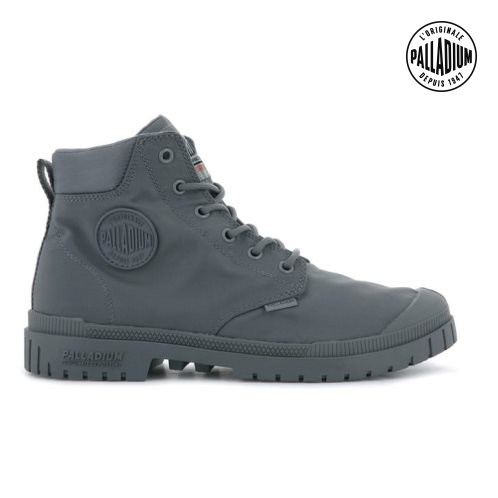 Palladium Pampa Sp20 Cuff WP+ Stiefel Herren Dunkelgrau | CH-1GJD5