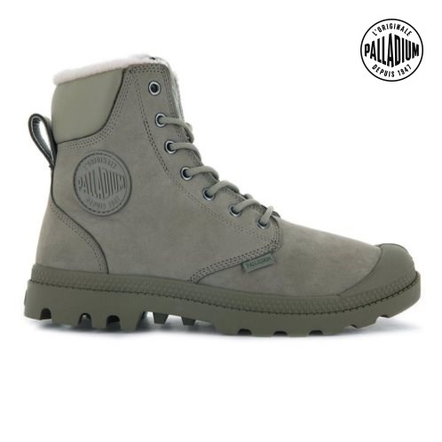 Palladium Pampa Sport Cuff WPS Stiefel Herren Olivgrün | CH-9HYN1