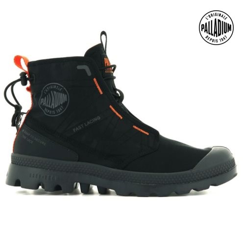 Palladium Pampa Travel Lite Stiefel Damen Schwarz | CH-1NKY7