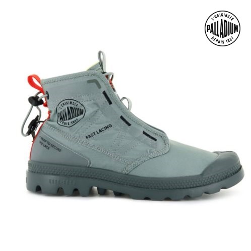 Palladium Pampa Travel Lite Stiefel Damen Grau | CH-8FIJ5