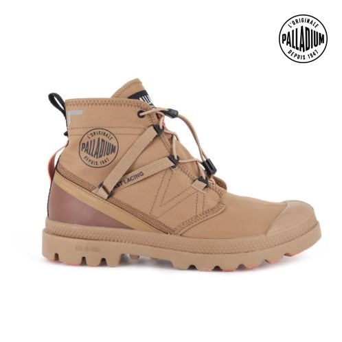 Palladium Pampa Travel Lite+ Wasserdichte Stiefel Herren Braun | CH-1YOC9