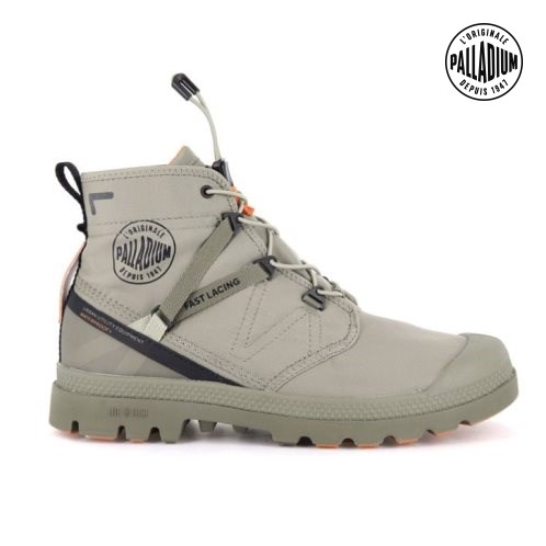 Palladium Pampa Travel Lite+ Wasserdichte Stiefel Damen Olivgrün | CH-3PXU6