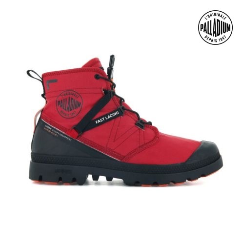 Palladium Pampa Travel Lite+ Wasserdichte Stiefel Herren Rot | CH-8PBK2