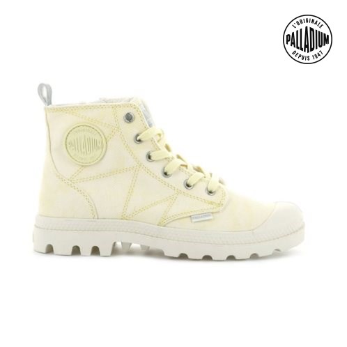 Palladium Pampa Zip Desertwash Stiefel Damen Hellgelb | CH-7VBO3