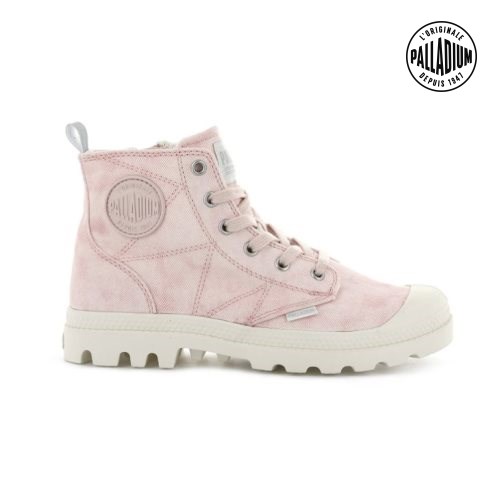 Palladium Pampa Zip Desertwash Stiefel Damen Rosa | CH-8CEZ5